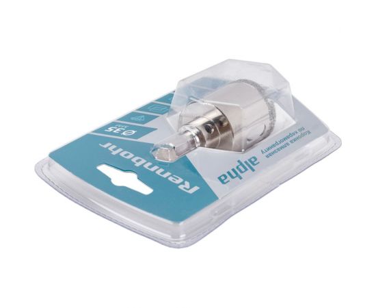 Коронка алмазная с центрирующим сверлом по керамограниту и керамике 35 мм RENNBOHR 676235 – изображение 4