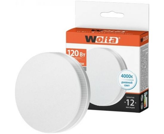 Светодиодная лампа Wolta "Таблетка" R75 15Вт 1200лм 4000К GX53 1/100 25S75R15GX53 – изображение 4