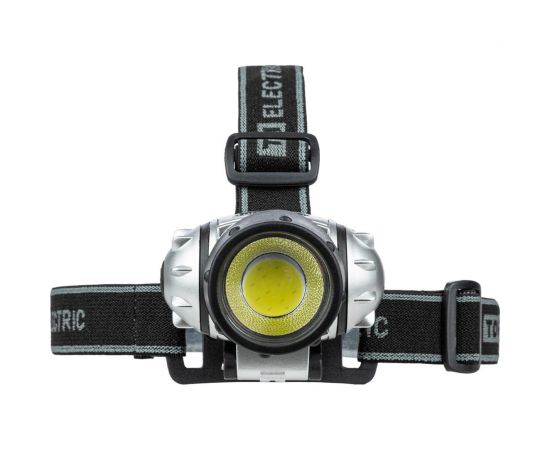 Светодиодный фонарь TDM ""Налобный"" 5 Вт COB, 300 лм, батарейки 3хAAA SQ0350-0073 – изображение 4