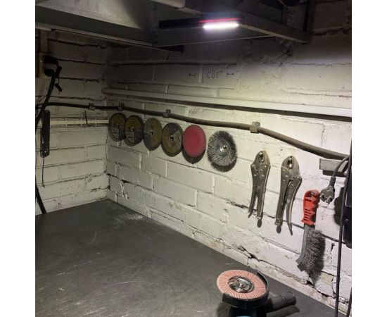 Светодиодный автомобильный фонарь Проф-магнит на магните, 16x2 см, 3ААА fpm16-2 – изображение 5