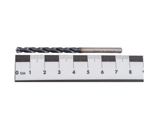 Сверло по металлу (4.2x43х75 мм; HSSE-Co8 TiALN; DIN 338) RUKO 281042EF – изображение 5