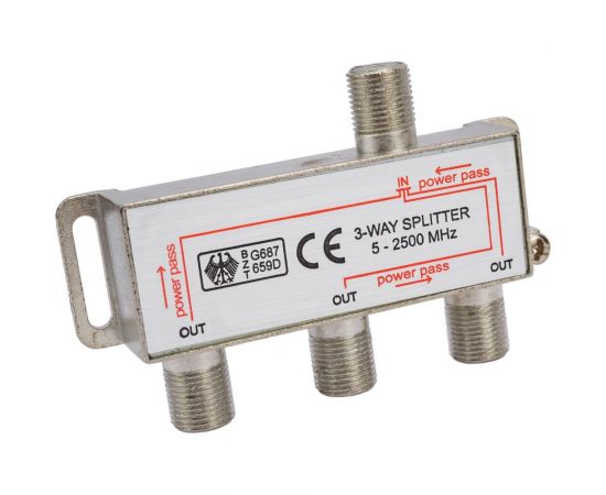 Сплиттер (делитель) Ripo tv на 3 направления под f разъемы 5-2500 mhz 005-400084 – изображение 5