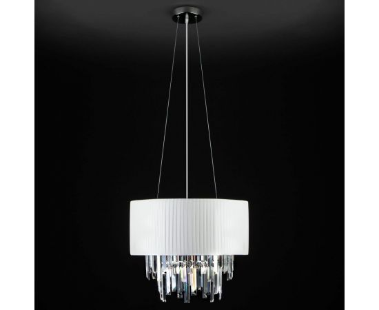 Подвесной светильник Eurosvet Strotskis 10122 6 хром/прозрачный хрусталь a054108 – изображение 5