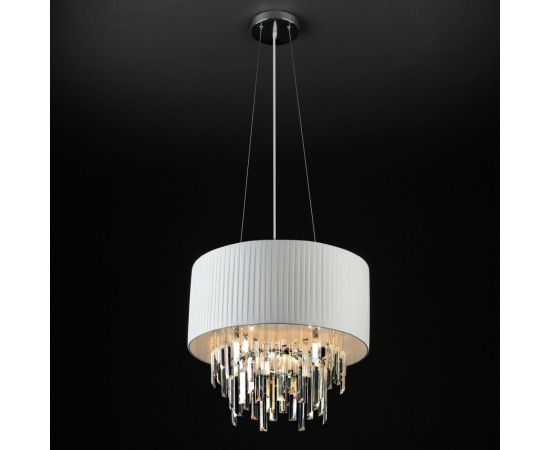 Подвесной светильник Eurosvet Strotskis 10122 6 хром/прозрачный хрусталь a054108 – изображение 6