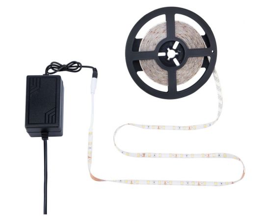 Комплект светодиодной ленты Lamper 5 м IP65 с блоком питания, теплое белое свечение 142-909 – изображение 6