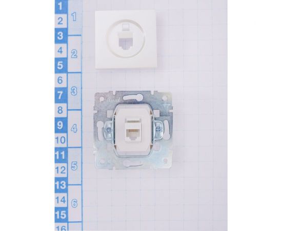 Компьютерная розетка Lezard VESNA жемчужно-белый перламутр 742-3088-139 – изображение 6
