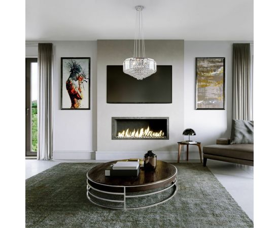 Подвесной светильник Eurosvet Strotskis 10122 6 хром/прозрачный хрусталь a054108 – изображение 8