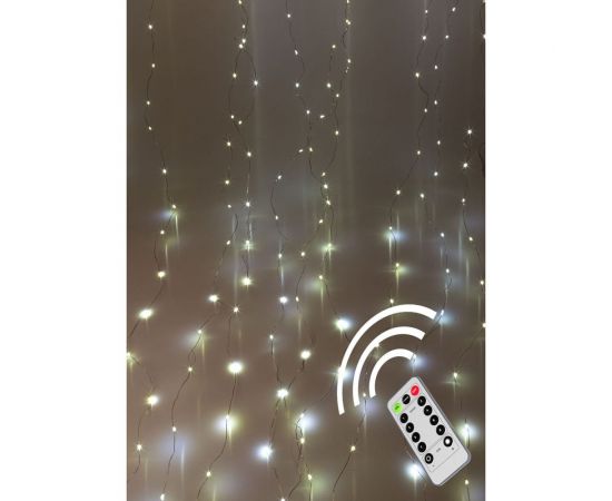 Гирлянда КОСМОС-Занавес медный ""РОСА"" 3x3м, USB 10 нитей, KOC_CUR-U102 