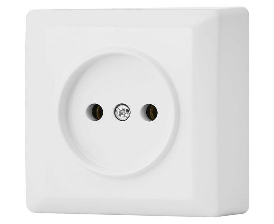 Одинарная розетка Vesta Electric Mega без заземления Mega FRZ00030101BEL 