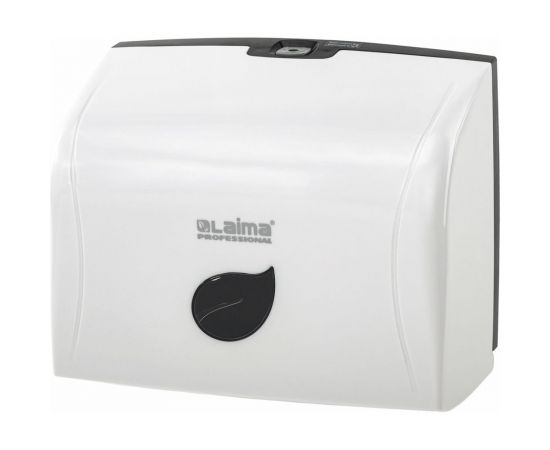 Диспенсер для полотенец LAIMA PROFESSIONAL ECO система H3, V-сложения, белый, ABS-пластик 606548 