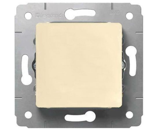 Проходной переключатель Legrand Cariva слоновая кость 10 АX 773757 