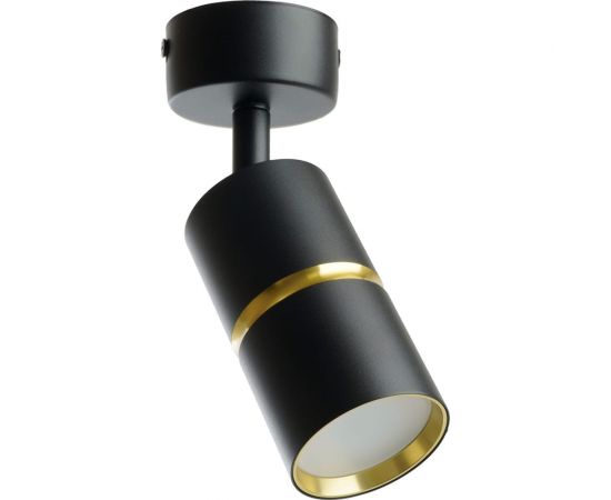 Настенно-потолочный светильник FERON ml1861 zen под лампу gu10, черный, золото 48641 