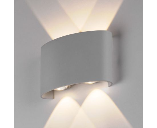 Садово-парковый светильник Elektrostandard 1555 TECHNO LED со светодиодами TWINKY DOUBLE серый a038416 