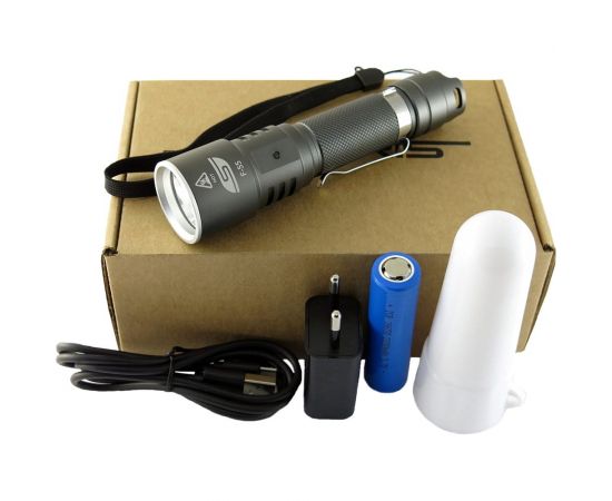 Кемпинговый светодиодный фонарь SOLARIS F-55C с комплектацией S3301 