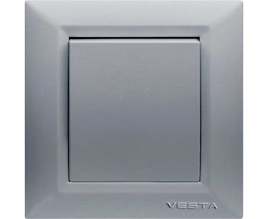 Одноклавишный выключатель Vesta Electric Roma Silver FVK010114SRM 