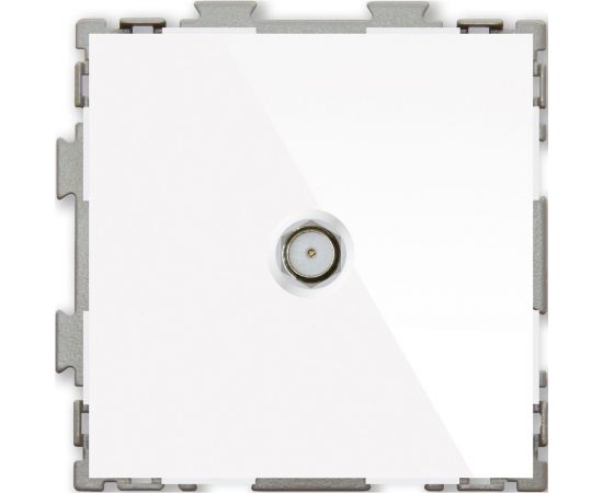 Спутниковая розетка CGSS SAT белая Практика PL-W201S-WCG 