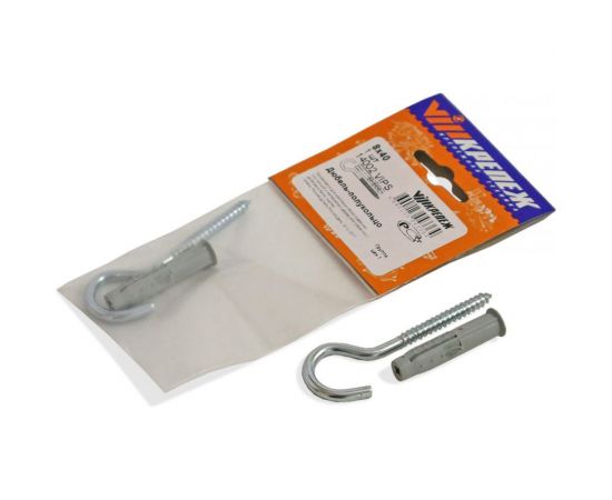 Дюбель-полукольцо vipкрепеж S-8, 8х40, 1 шт. 14002 VIPS 