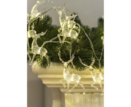 Гирлянда КОСМОС Олени большие 7x4х1см 10LED, KOC_GIR-B115 