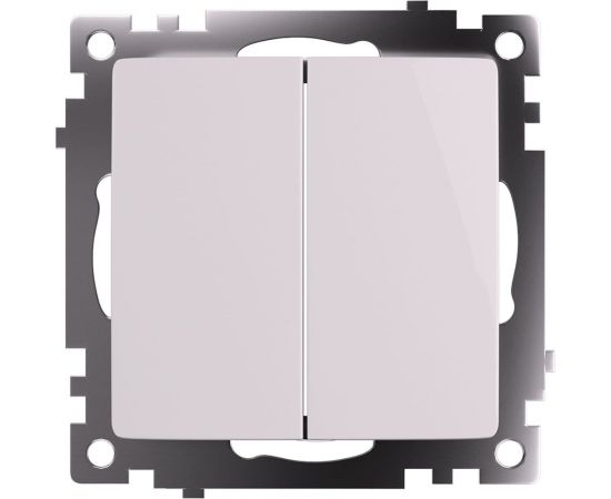2-клавишный переключатель STEKKER (механизм), gls10-7107-01 , 250v, 10а, серия катрин, белый, 49166 