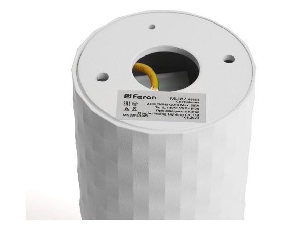 Потолочный светильник FERON ml187 barrel pixel mr16, gu10, 35w, 230v, белый, 48654 – изображение 11
