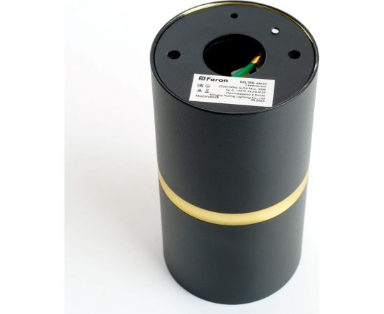 Потолочный светильник FERON ml186 barrel zen mr16 gu10 35w 230v, черный, золото 48639 – изображение 12