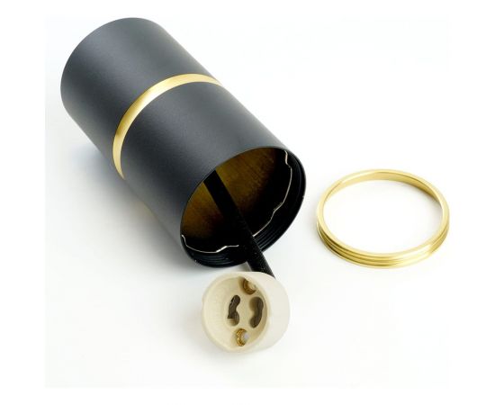 Потолочный светильник FERON ml186 barrel zen mr16 gu10 35w 230v, черный, золото 48639 – изображение 13