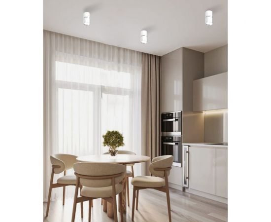 Потолочный светильник FERON ml186 barrel zen mr16 gu10 35w 230v, белый, хром 48640 – изображение 16