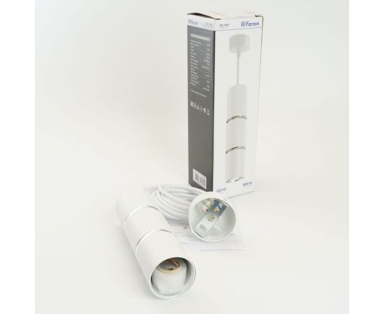 Потолочный светильник FERON ml1868 на подвесе mr16 35w 230v, белый, хром, 55x180, 48648 – изображение 19