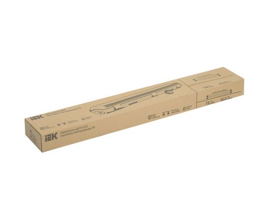 Светильник IEK ДСП 2102 под LED лампу, 2хT8 600мм, IP65 LDSP0-2101-2X060-K01 – изображение 2