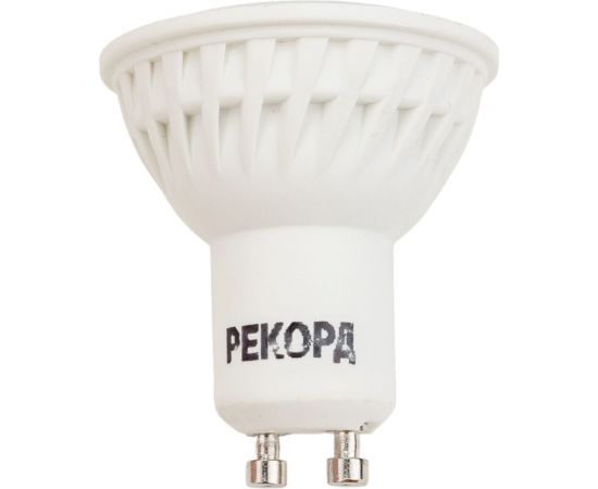 Светодиодная лампа LED MR16 4W GU10 3000К РЕКОРД 22317 – изображение 2