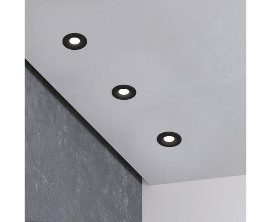 Встраиваемый светодиодный светильник Elektrostandard led 3w 3000k cob bk черный 9903 led a063923 – изображение 2