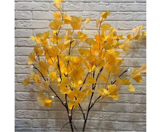 Гирлянда-Ветви гинкго КОСМОС 2шт, IP65, 3AA батарейки, 6ч таймер, кабель коричневый 50см, KOC_INT-B130 – изображение 2