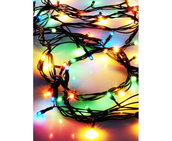 Светодиодная гирлянда КОСМОС 100 светодиодов, мультиколор, 10.8 м, 8 режимов KOC_GIR100LED_RGB – изображение 2