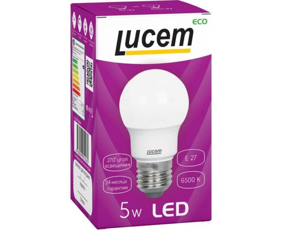 Светодиодная лампа Lucem LM-LBL 5W 6500K E27 FLLBL052765L – изображение 2