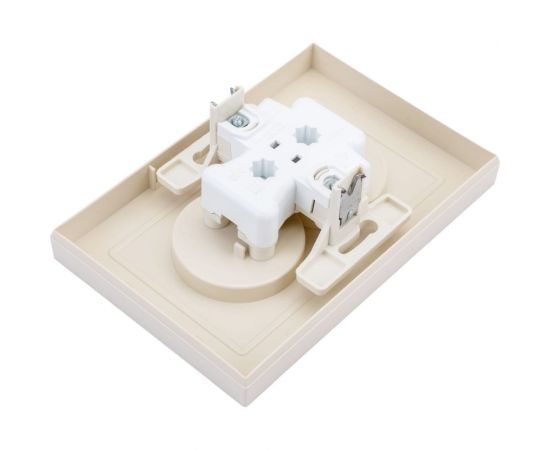 Розетка Schneider Electric AtlasDesign Беж б/з двойная, 16А, в сборе SE ATN000220 – изображение 3