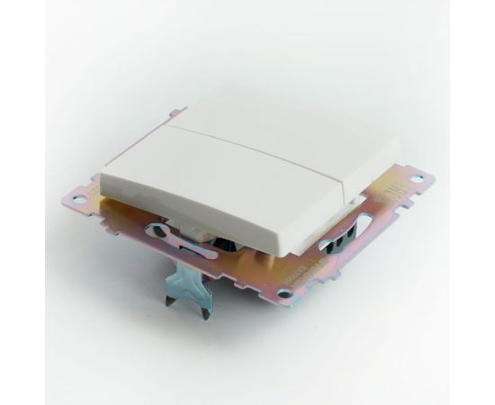 2-клавишный переключатель STEKKER (механизм), gls10-7107-01 , 250v, 10а, серия катрин, белый, 49166 – изображение 3