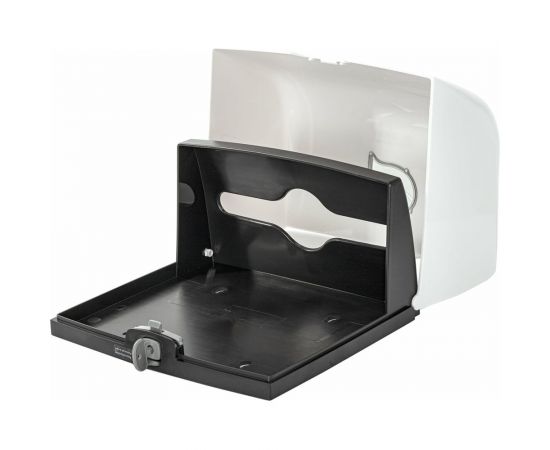 Диспенсер для полотенец LAIMA PROFESSIONAL ECO система H3, V-сложения, белый, ABS-пластик 606548 – изображение 3