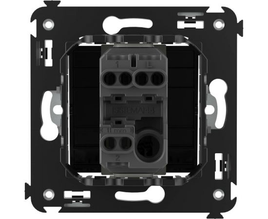 Одноклавишный переключатель DKC, Avanti, черный квадрат, в стену 4402113 – изображение 3