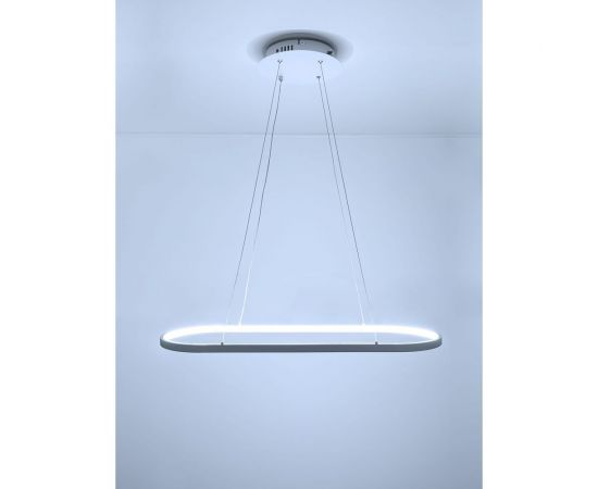 Потолочная светодиодная диммируемая люстра RITTER RIVO с ДУ 3 режима 62Вт 15м2 белый 52092 8 – изображение 4