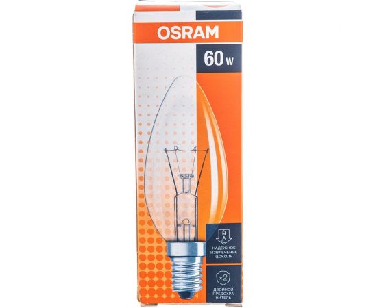 Лампа накаливания CLASSIC B CL 60W E14 OSRAM 4008321665942 – изображение 4