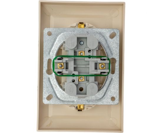Розетка Vesta-Electric Roma КРЕМОВЫЙ двойная c заземлением FRZ00010111MLK – изображение 4