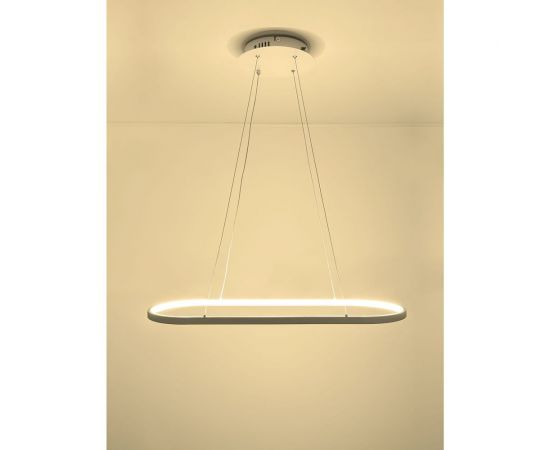 Потолочная светодиодная диммируемая люстра RITTER RIVO с ДУ 3 режима 62Вт 15м2 белый 52092 8 – изображение 5