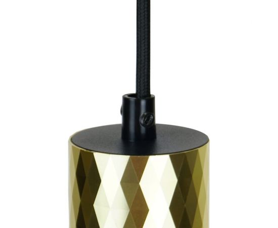 Потолочный светильник FERON ml1888 PRISM на подвесе mr16 35w, 230v, чёрный, золото 55x200, 48669 – изображение 5