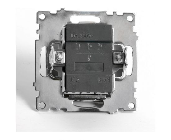 Выключатель 2-клавишный STEKKER механизм, gls10-7108-02, 250v, 10а, серия катрин, шампань, 49174 – изображение 5