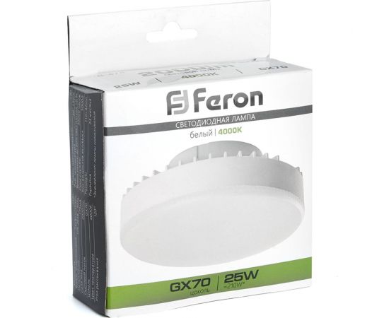 Светодиодная лампа FERON LB-474 GX70 25W 4000K 38269 – изображение 6