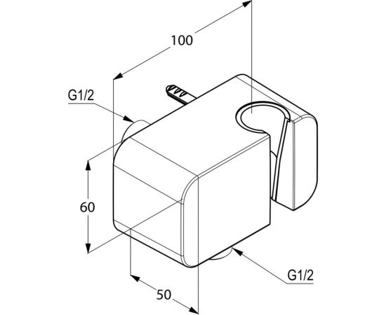 Душевая система со встроенным смесителем KLUDI Pure and Style 7в1, хром KL406300575 – изображение 6