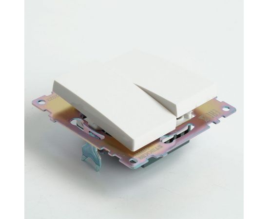 2-клавишный переключатель STEKKER (механизм), gls10-7107-01 , 250v, 10а, серия катрин, белый, 49166 – изображение 6