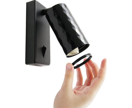 Настенный светильник-спот FERON ml1880 prism 35w, 230v, gu10, черный, 48672 – изображение 6