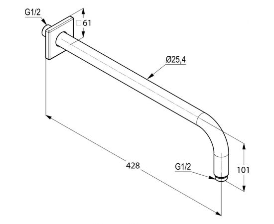 Душевая система со встроенным смесителем KLUDI Pure and Style 7в1, хром KL406300575 – изображение 7