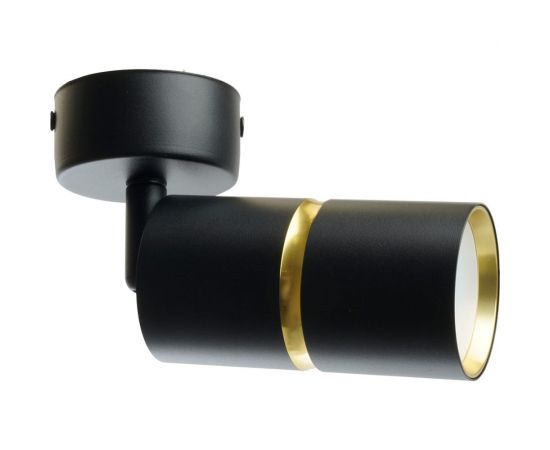 Настенно-потолочный светильник FERON ml1861 zen под лампу gu10, черный, золото 48641 – изображение 9